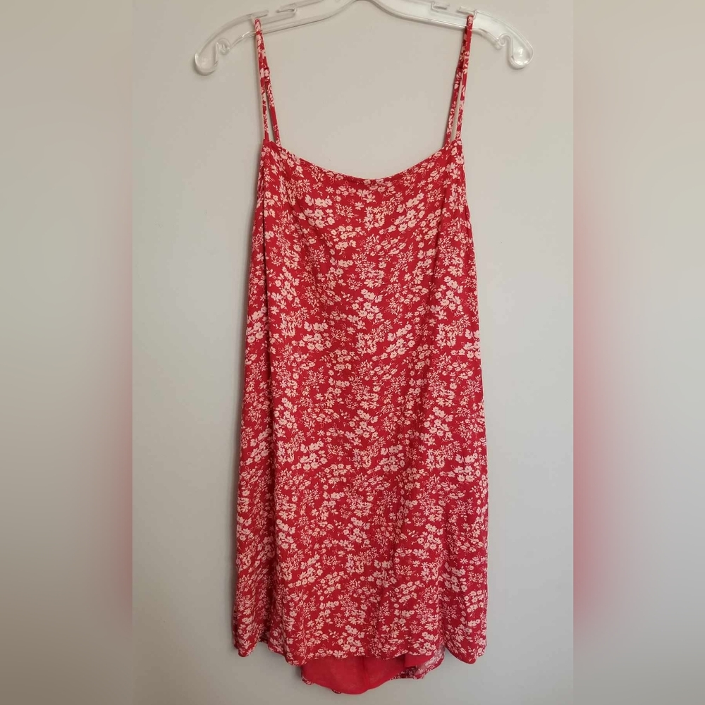 American Eagle Floral Tie-Back Mini Dress